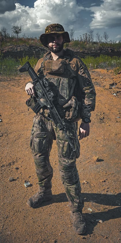 Franco, el militar argentino que lucha en Ucrania