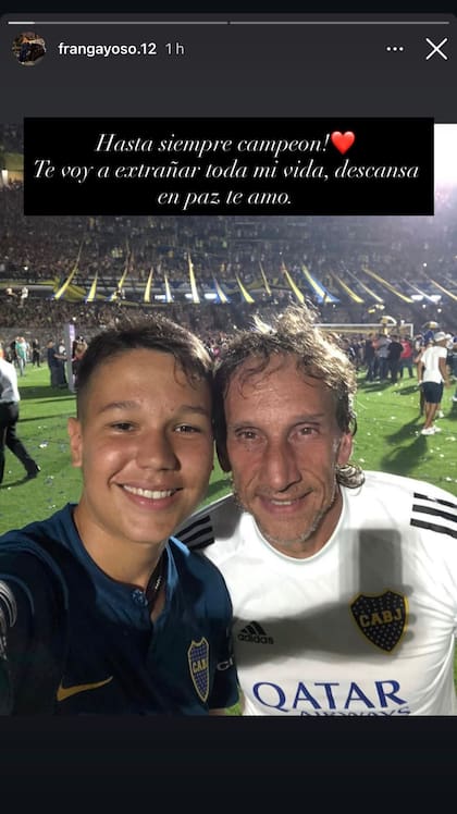 Franco, hijo de Fernando Gayoso, confirmó la noticia del fallecimiento de su padre