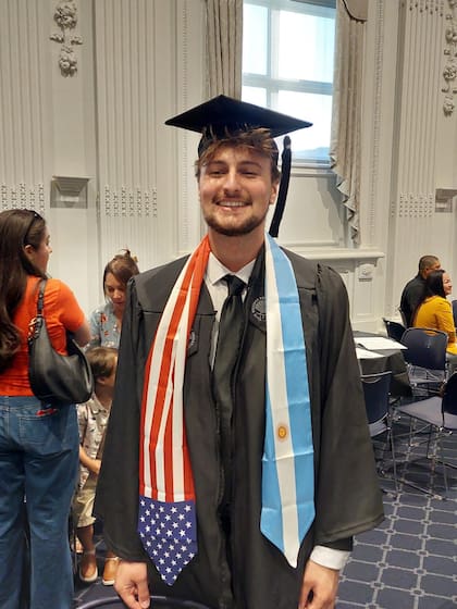 Franco Kraiselburd se graduó de Ingeniero Biomédico en mayo de este año en la Case Western Reserve University de Cleveland