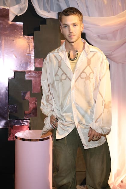 Franco Masini en el desfile de Esquina Esquina