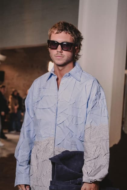 Franco Masini en el show homenaje a íconos argentinos