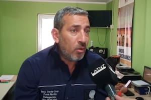 Franco Moreyra, dirigente de la Uocra de Puerto Deseado.