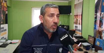 Franco Moreyra, dirigente de la UOCRA de Puerto Deseado.