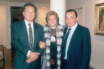 Franco, Pía y Antonio Macri