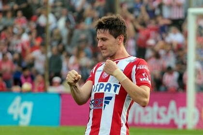 Franco Soldano en Unión de Santa Fe, donde se terminó de formar.