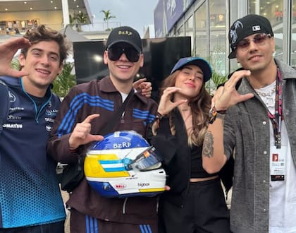 Franco y Nicki compartieron un fin de semana junto a Bizarrap y Duki en México