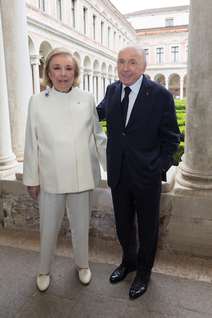 François y Maryvonne Pinault, los padres de François-Henri Pinault