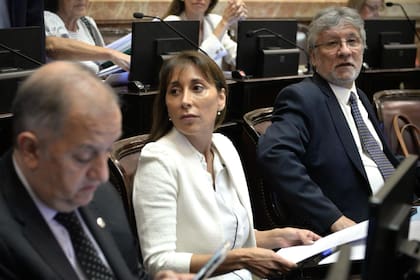 Francos se retiró del recinto por la descripción de "mentiroso" que le adjudicó la senadora opositora Cristina López