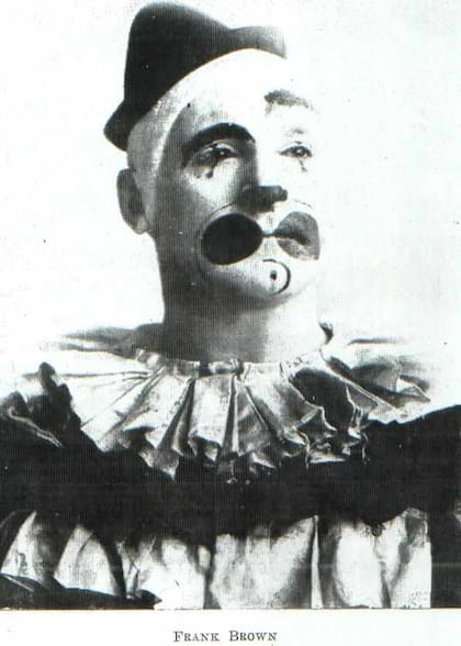 Frank Brown llegó a ser el "rey de los clowns"