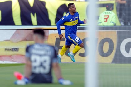 Frank Fabra marcó el gol del 2 a 0 en la final ante Tigre