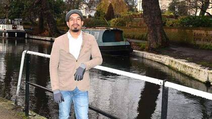 Frank Ospina fue arrestado después de trabajar temporalmente en un restaurante mientras visitaba a su madre en Reino Unido