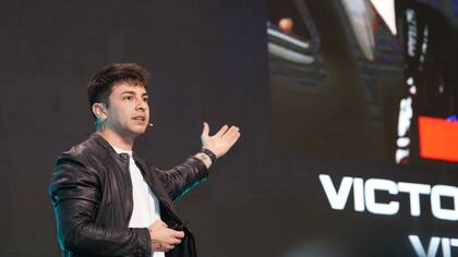 Frankkaster fue uno de los oradores que reunió más público joven