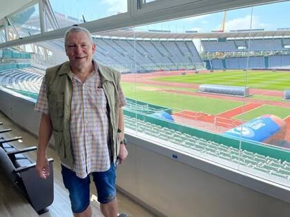 Franz Strejcek visitó el estadio poco antes de la pandemia de 2020