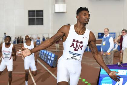 Fred Kerley fue múltiple campeón de la NCAA estadounidense por la Universidad de Texas, antes de profesionalizarse