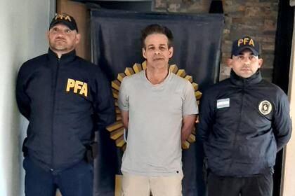 Fred Machado durante su detención