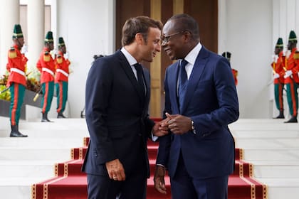 Visita del presidente de Francia Emmanuel Macron a Benín