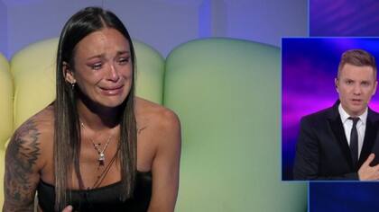 Frente a la eliminación de Lisandro, Agostina se quebró y pidió abandonar la casa: “Tengo miedo”