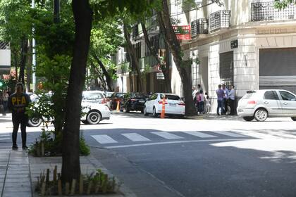 Frente de la casa donde actualmente vive Cristina Kirchner