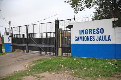 Frente del frigorífico Coto. Uno de los frigoríficos que fueron baleados en la zona sur de Rosario