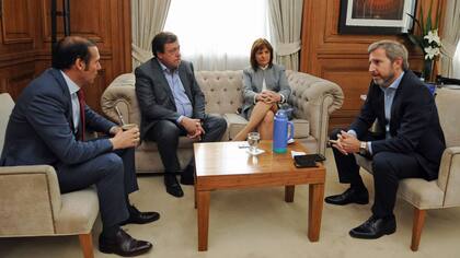 Frigerio y Bullrich recibieron a tres gobernadores patagónicos