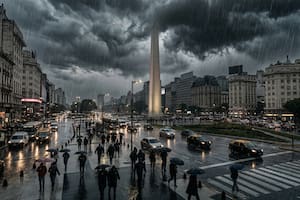 Frío polar y lluvia en Buenos Aires: hasta cuándo dura la ciclogénesis