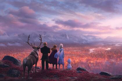 El equipo completo en una de las primeras imágenes de Frozen 2