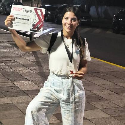 Fruto de su profesion, Leila fue invitada a dar una charla TED en Tigre
Foto: Gentileza Leila Peluso