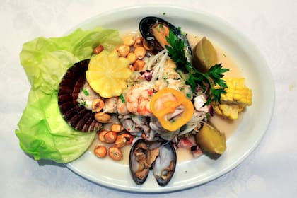 Frutos de mar, una especialidad de la casa