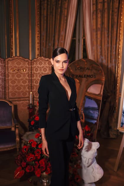 La modelo y conductora Miche Masson durante la exclusiva Watch Party de Le Défilé.