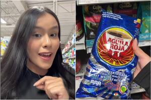 Fue al Key Food Supermarket y mostró los productos de América Latina