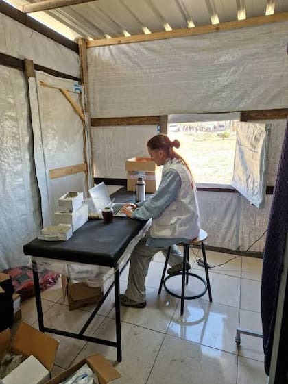 “Fue de las primeras oportunidades en las que lo tuve que pensar varias veces”, recuerda Sofía del momento en que tuvo que tomar la decisión sobre viajar a Gaza. Créditos MSF