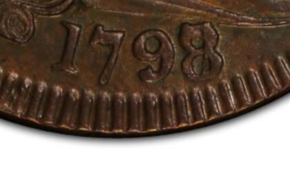 Fue diseñada por Robert Scot y producida en la Casa de la Moneda de Filadelfia