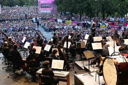 Fue el cierre festivo con todos los cuerpos estables del teatro