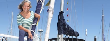 Fue la primera argentina en cruzar el Atlántico en velero, y en soledad, en 2011