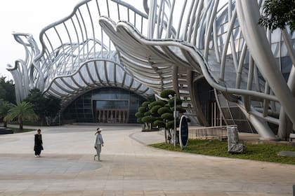 Fue pensada como la versión china de la isla artificial con forma de palma de Dubái
