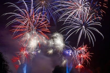Fuegos artificiales del 4 de julio en EE.UU. Foto: Pixabay