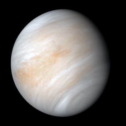 Venus es el segundo planeta más cercano al Sol. Fuente: Wikipedia.