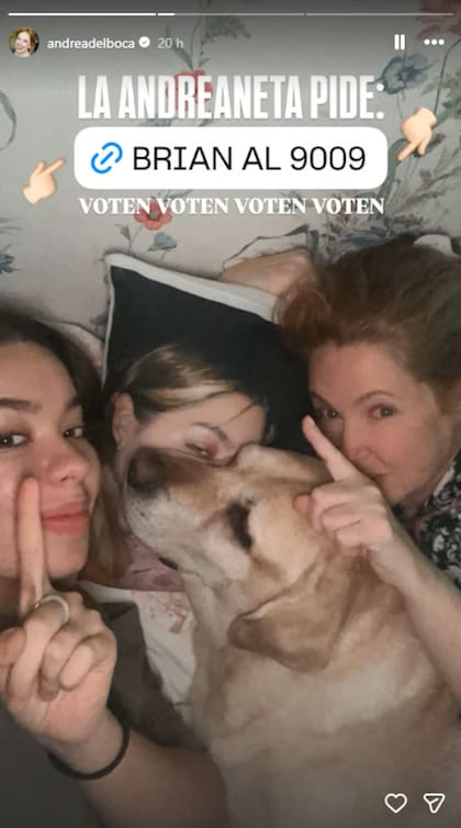 Fuera de la casa, Andrea todavía sigue su estrategia de juego