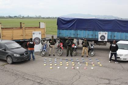 Fueron decomisados 50 kilos de cocaína