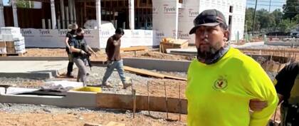 Fueron detenidos aproximadamente 11 trabajadores hispanos