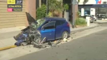 Fuerte choque en Palermo