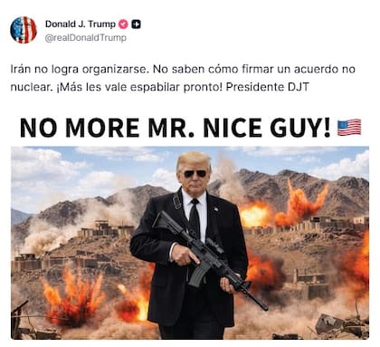 Fuerte mensaje de Trump a Irán a dos meses de la guerra