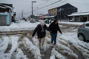 Alerta roja por temperaturas bajo cero en el sur del país