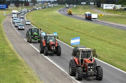 La movilización es contra la suba de las retenciones