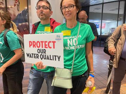 Fuertes críticas de activistas ambientales en Miramar sobre el proyecto de incineración de basura
