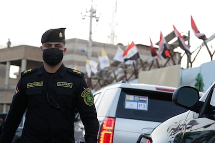 Fuerzas de seguridad, desplegadas por Bagdad por la visita del Papa