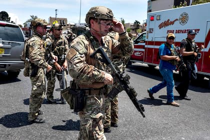 Fuerzas federales en el centro comercial de El Paso