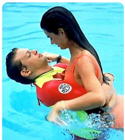 "Fui a hacer fotos para un libro que se llamó El Solitario, una especie de biografía no autorizada. Estuve cuatro días trabajando con él...", contó Paula Diagosti