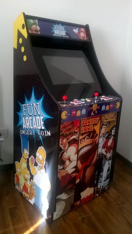 Fun Arcade, una máquina recreativa creada en Rosario, Santa Fe