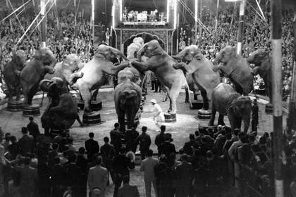 Función nocturna del Circo Sarrasani (1935).